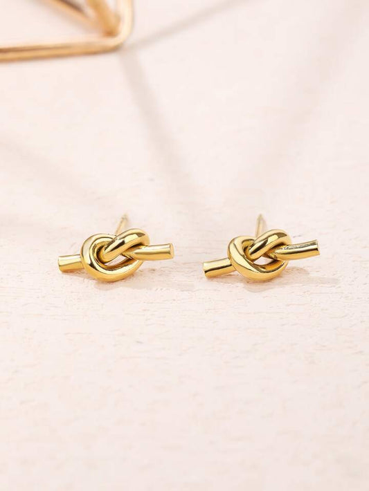 Slim Knot Earrings