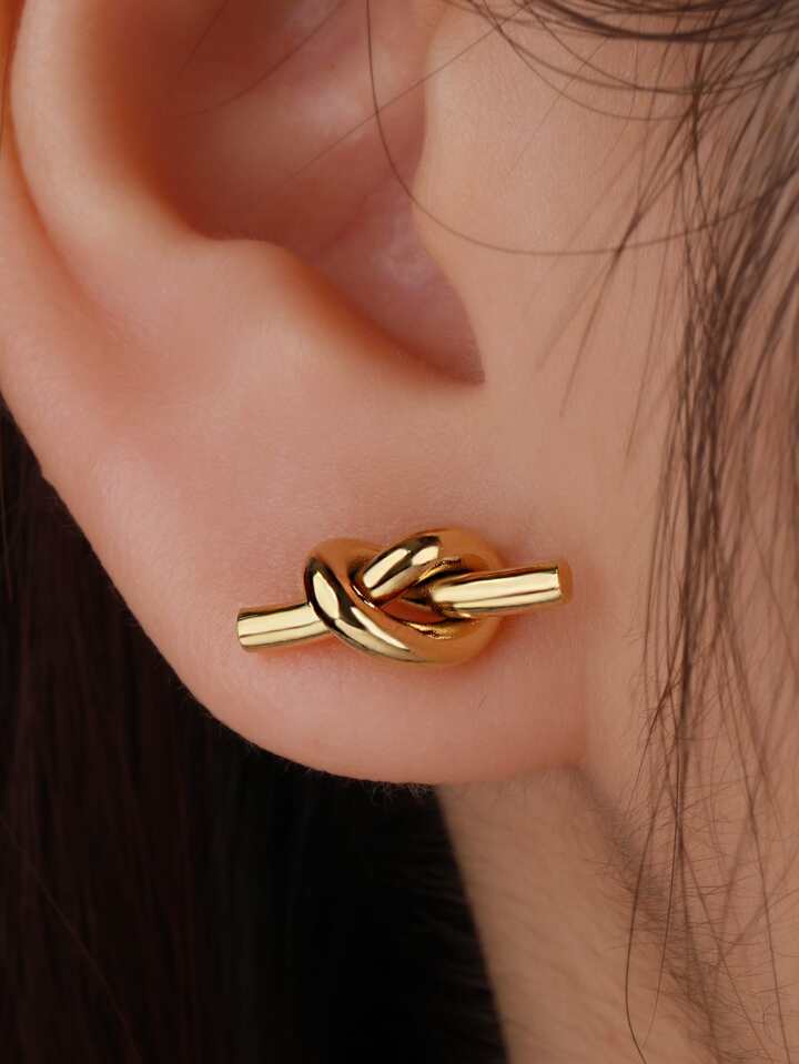 Slim Knot Earrings