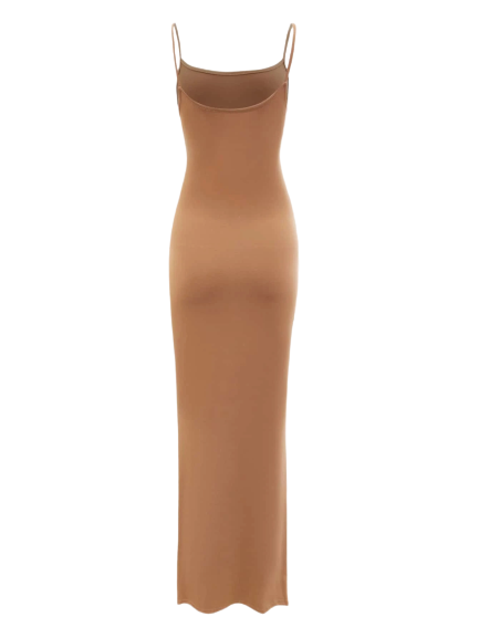 SAUVAGE Lounge Dress - Light Brown