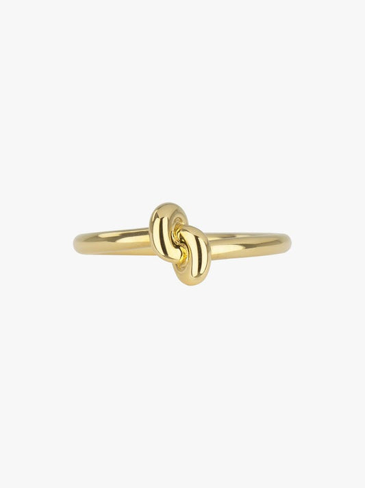 Absolutely slim knot ring
