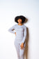 Rib Lounge Long Sleeve - Slate