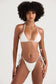 Sadie Ivory Side Tie Bikini - White