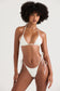 Sadie Ivory Side Tie Bikini - White